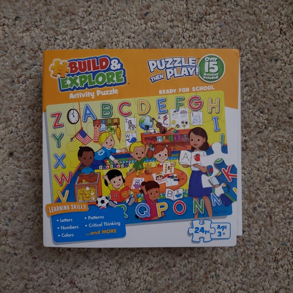 Build & Explore Ready for School Activity 24 Piece Puzzle